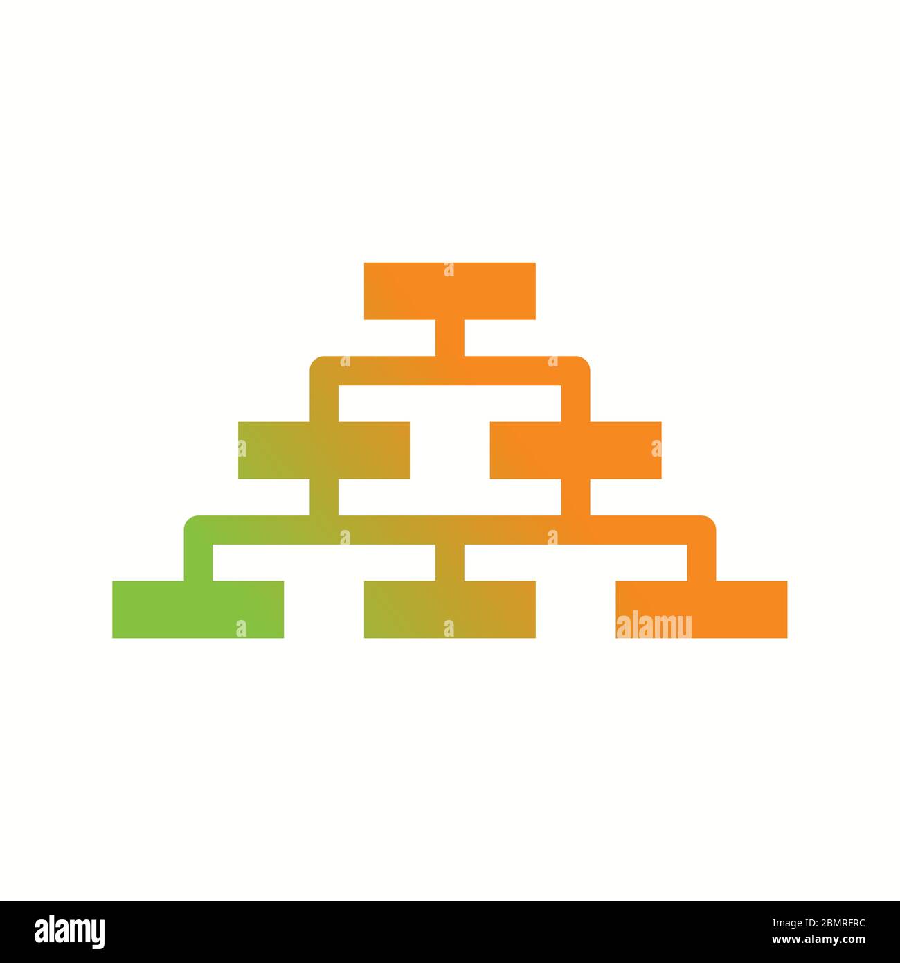 Beautiful Business structure Vector Glyph icon Stock Vector Image & Art ...