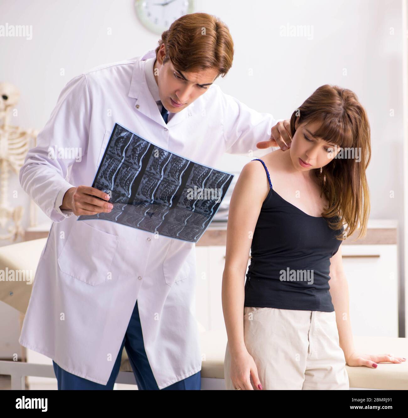 The male radiologist detecting cause of the illness Stock Photo - Alamy