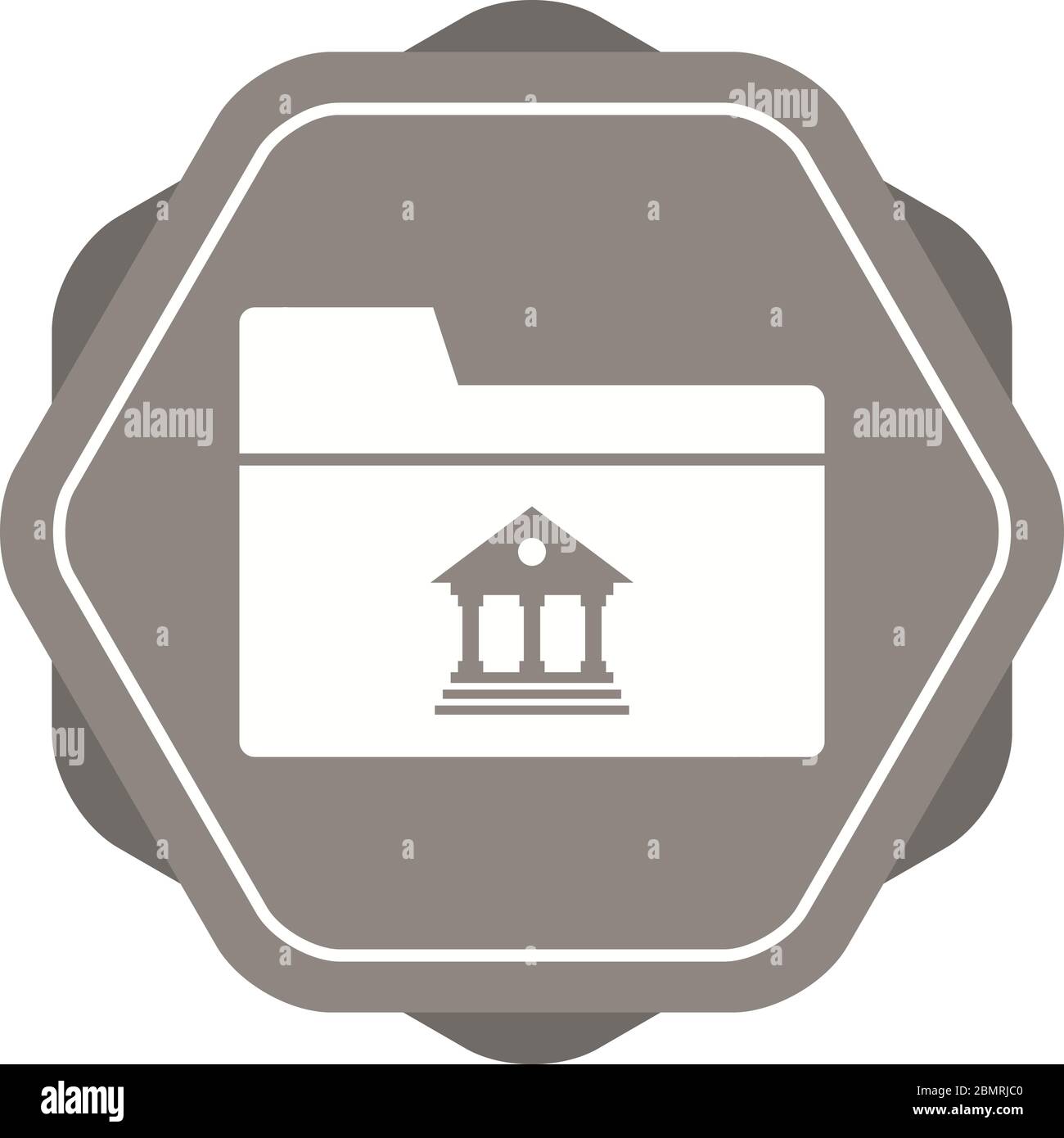 Beautiful Banking folder vector Glyph Icon Stock Vector