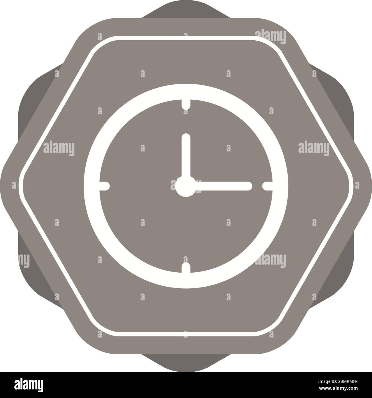 Beautiful Clock Vector Glyph icon Stock Vector Image & Art - Alamy