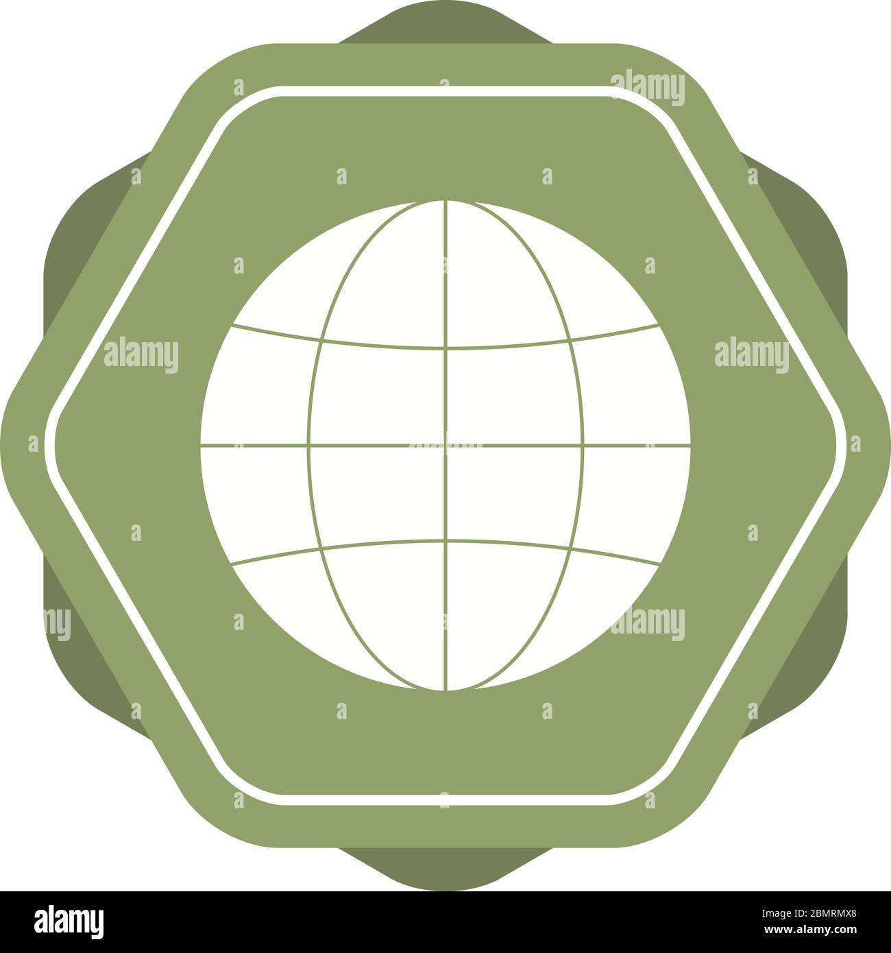 Beautiful Globe Vector Glyph icon Stock Vector Image & Art - Alamy