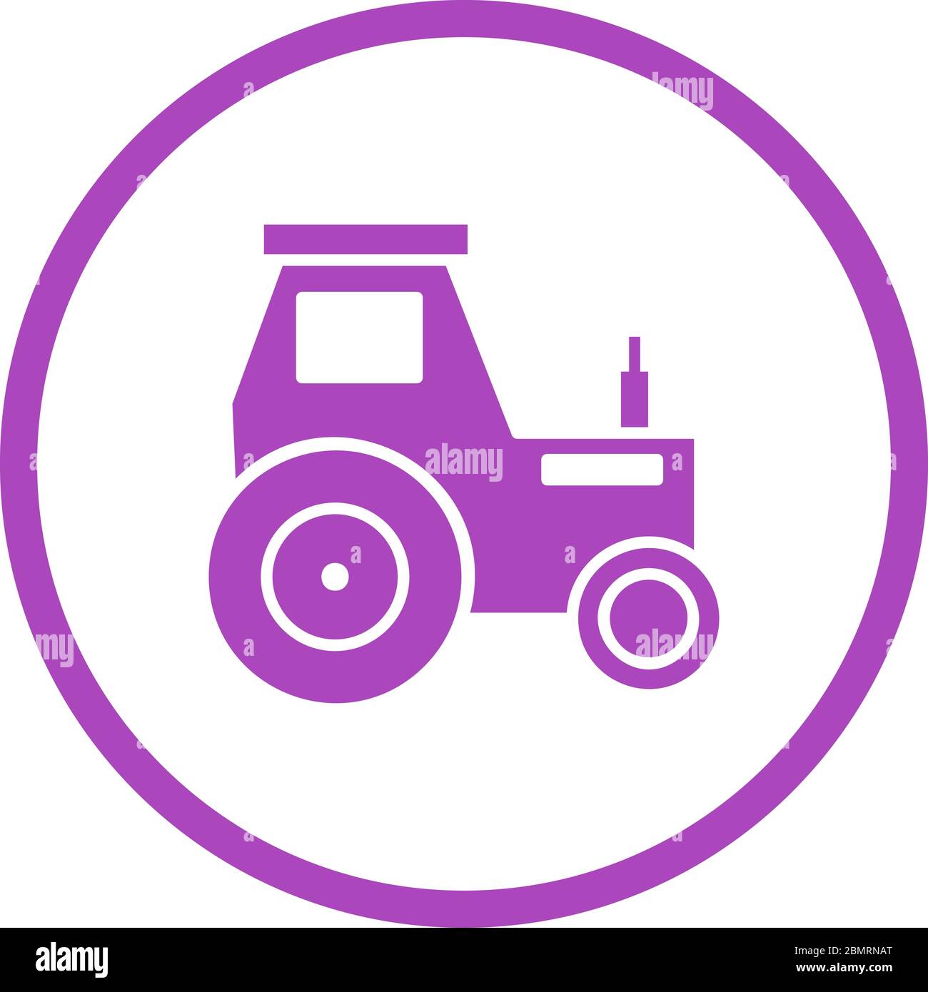 Beautiful Tractor Vector Glyph Icon Stock Vector Image & Art - Alamy