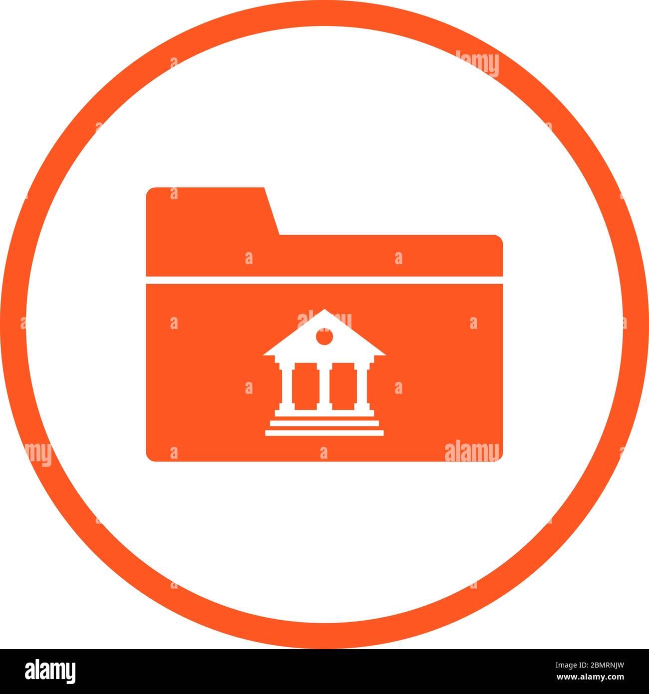 Beautiful Banking folder vector Glyph Icon Stock Vector