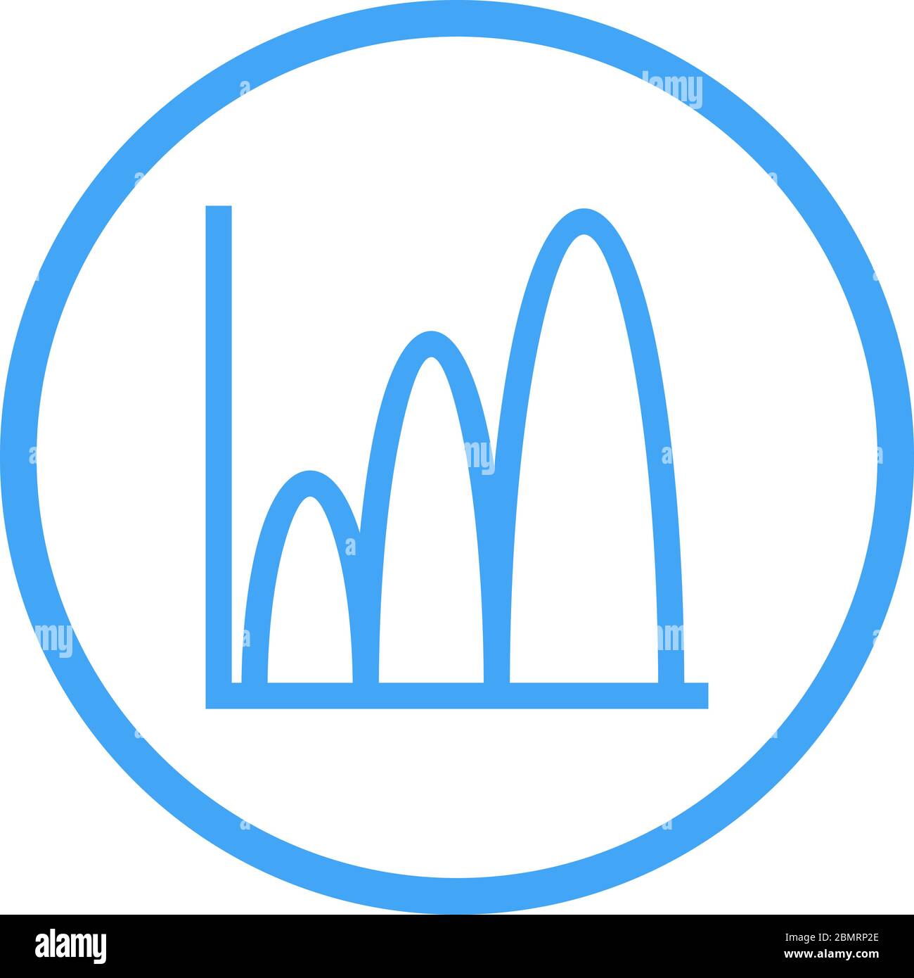 Beautiful Bell shaped graph Vector Glyph Icon Stock Vector Image & Art ...