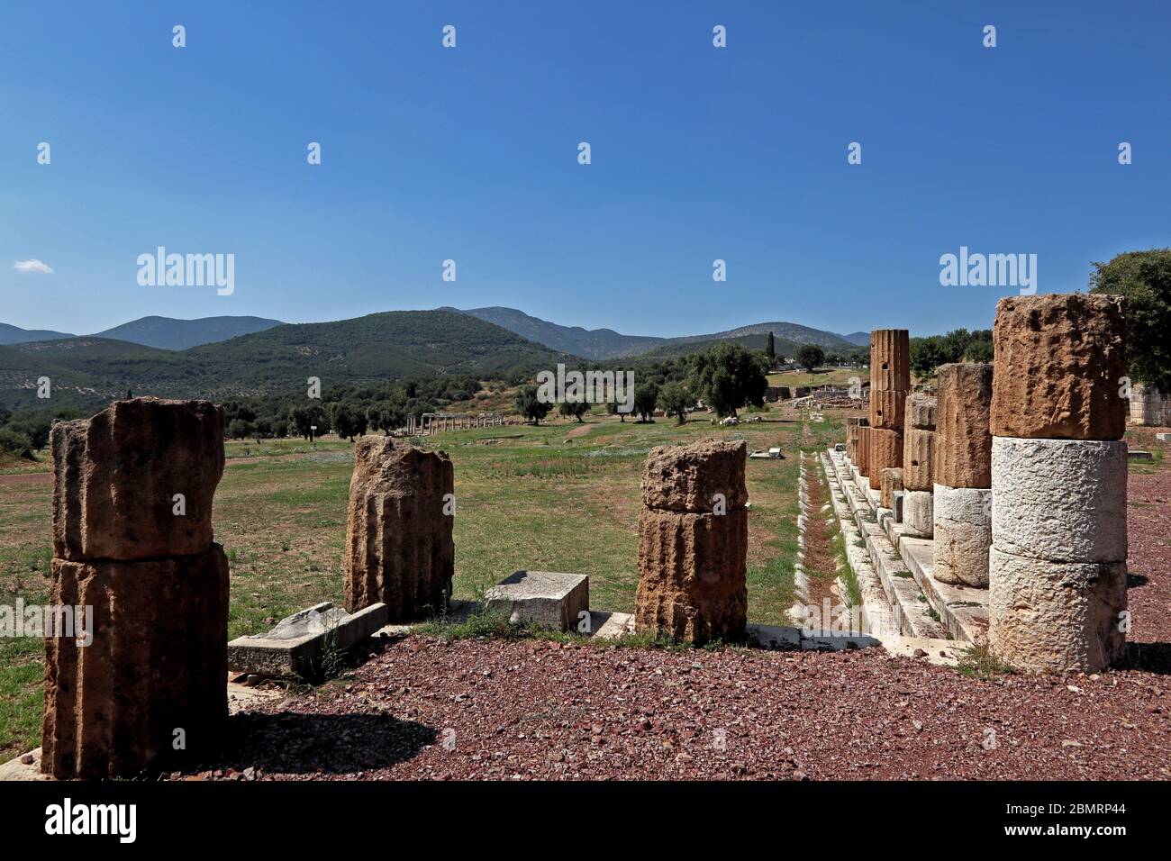 Ancient Messini, Greece Stock Photo