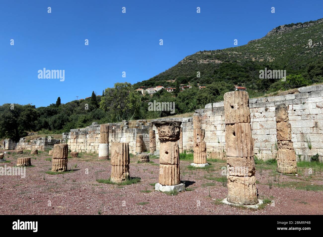 Ancient Messini, Greece Stock Photo