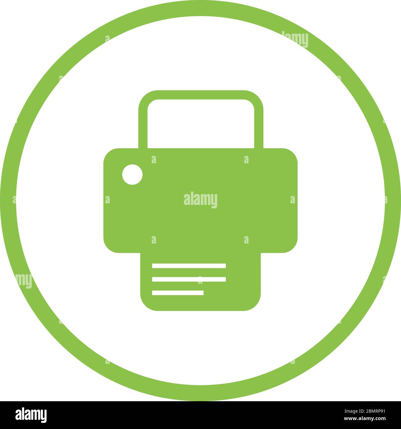 Beautiful Printer Vector Glyph icon Stock Vector
