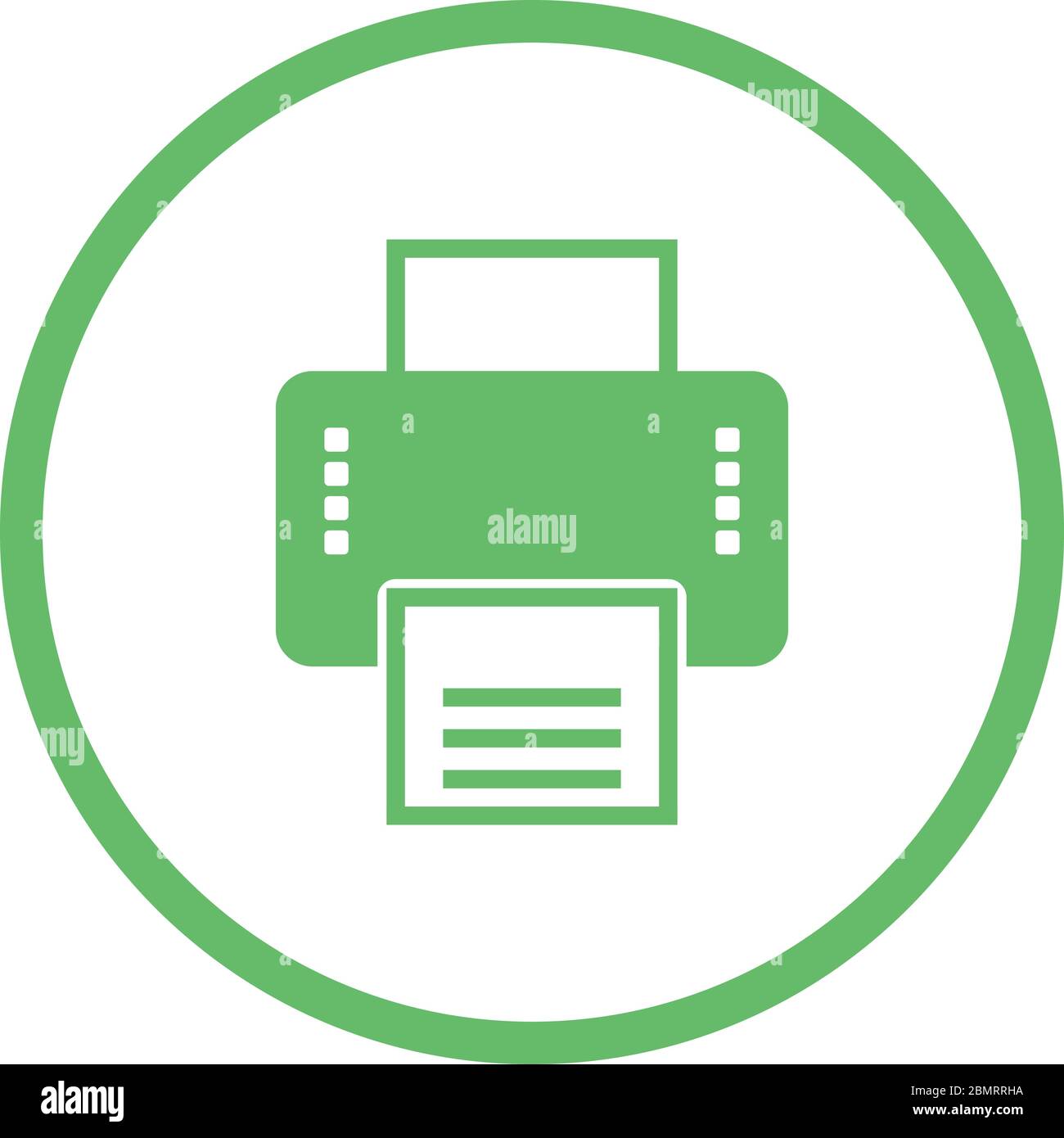Beautiful Printer Vector Glyph icon Stock Vector