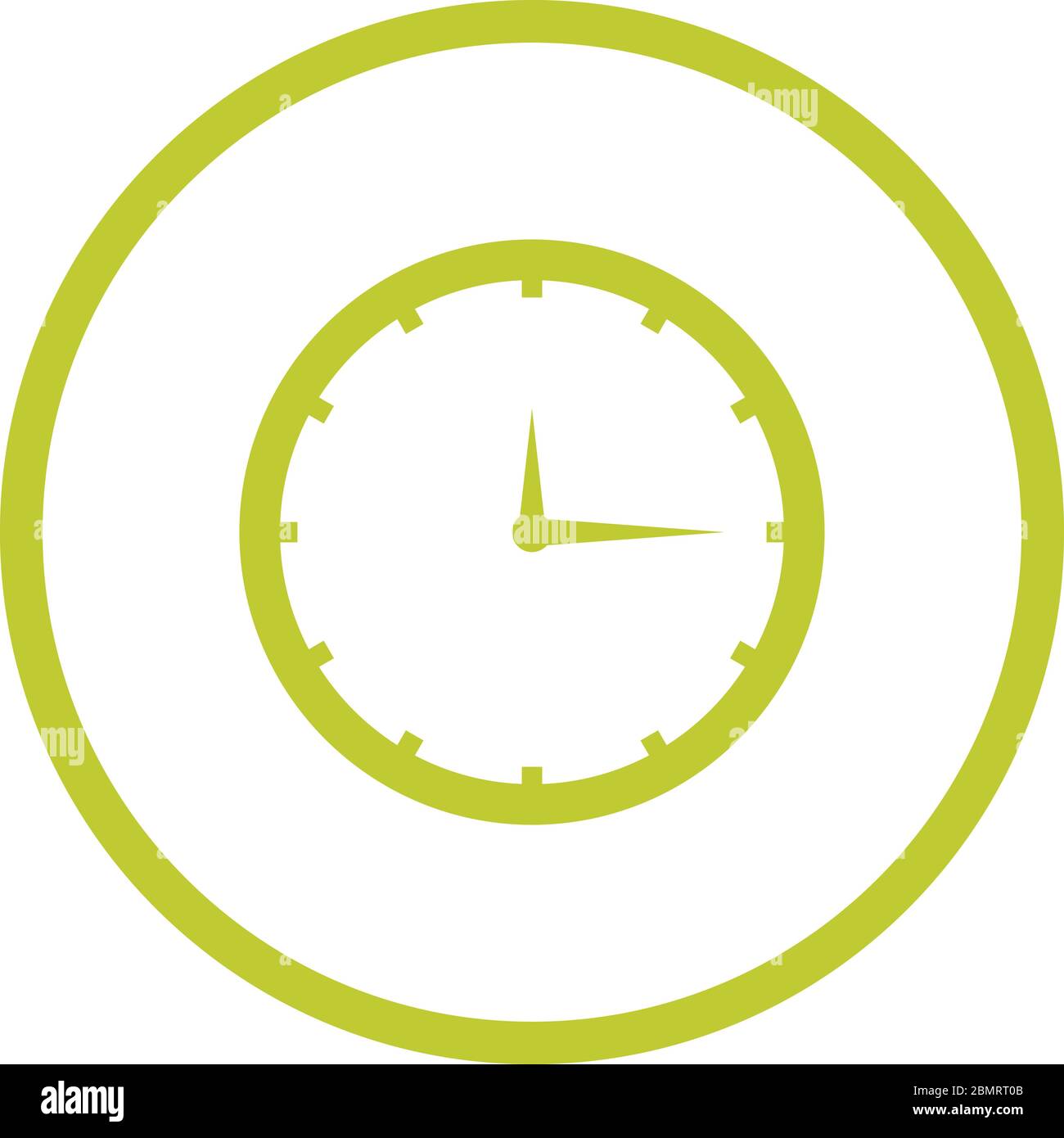 Beautiful Clock Vector Glyph icon Stock Vector Image & Art - Alamy