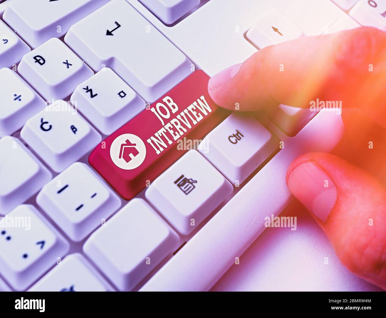Text sign showing Job Interview. Business photo showcasing Assessment ...