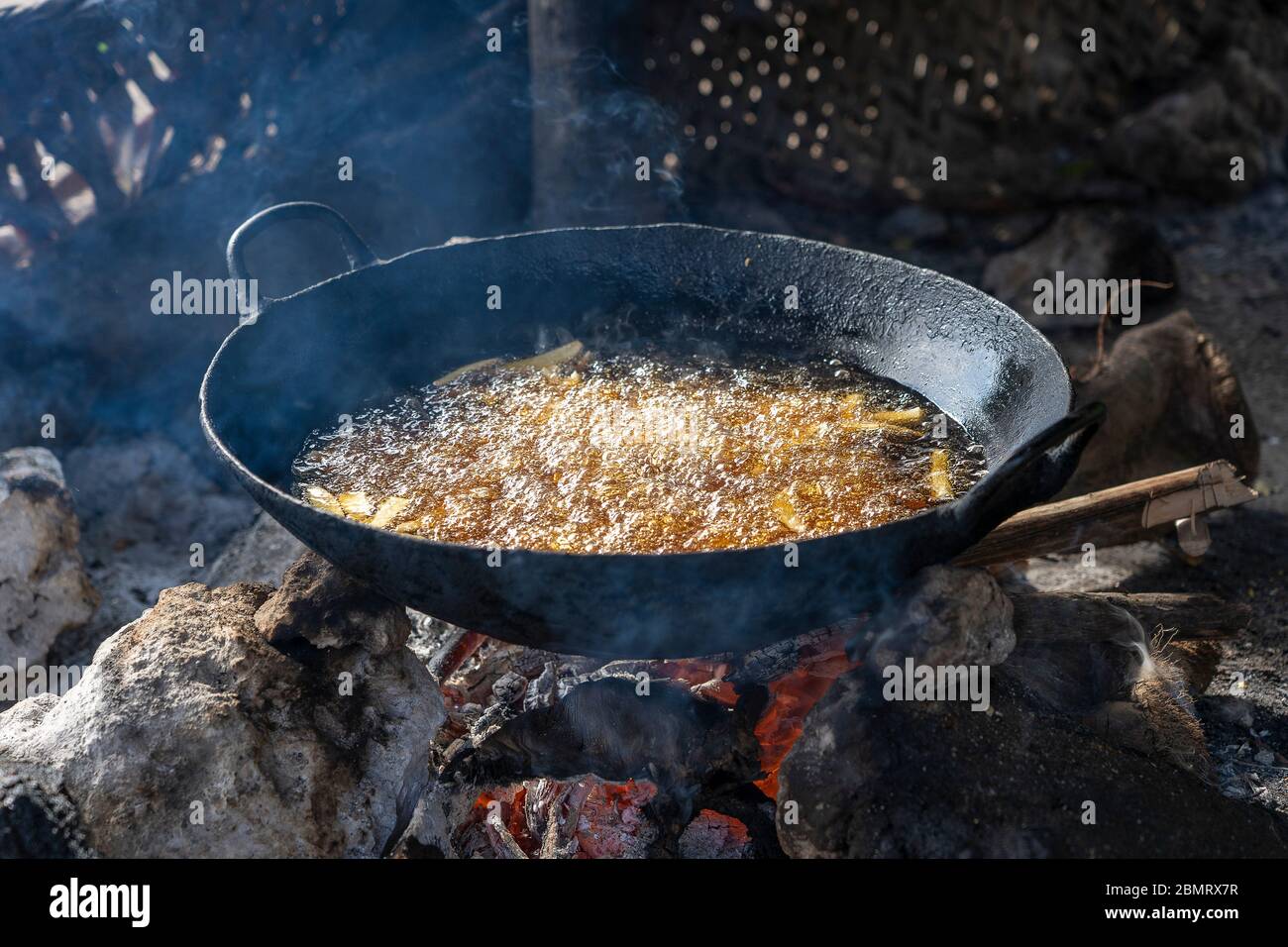Giant frying pan stock image. Image of large, foodstuff - 61396265