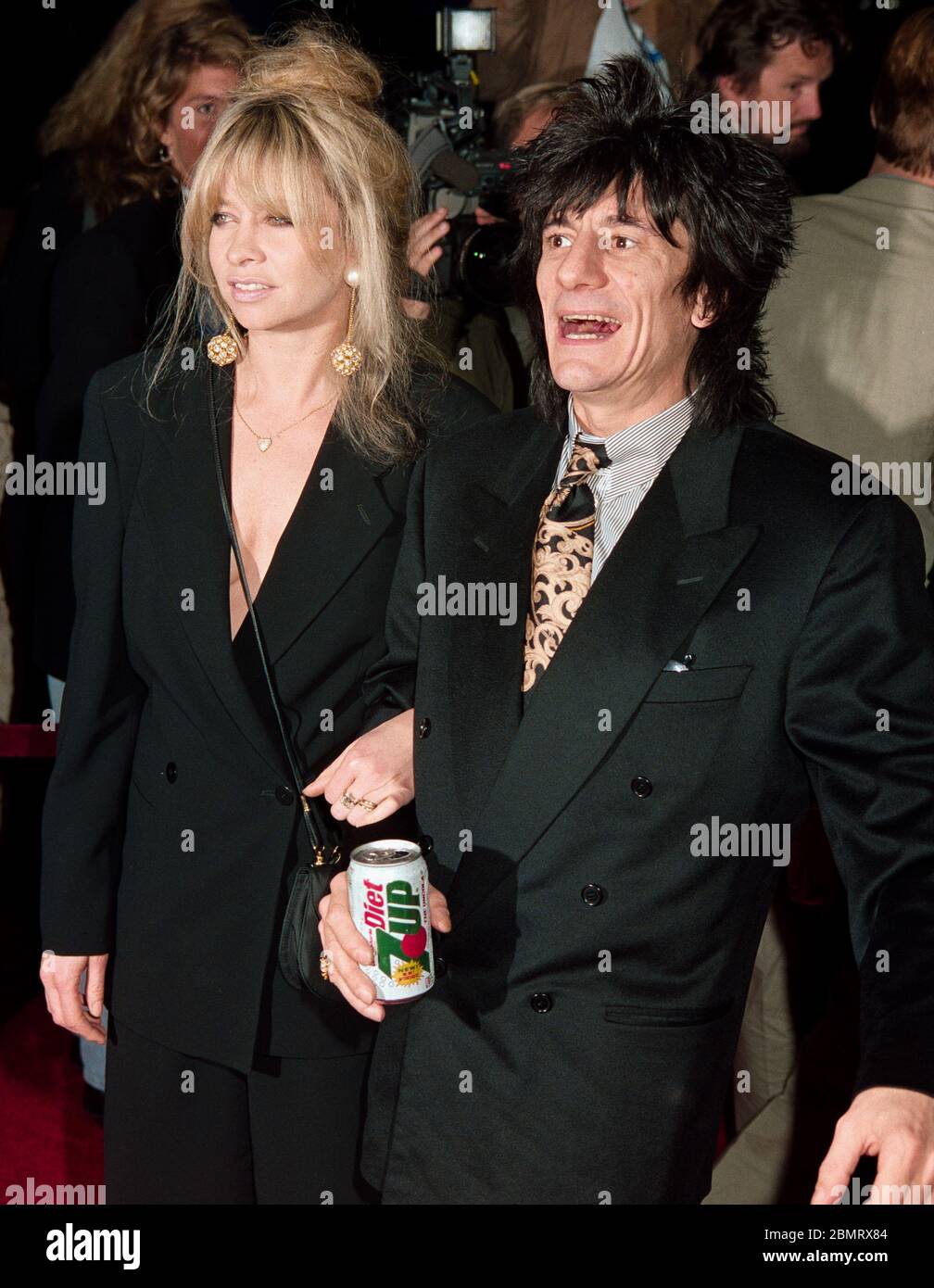 LOS ANGELES, CA. February 2, 1993: Rolling Stone Ronnie Wood