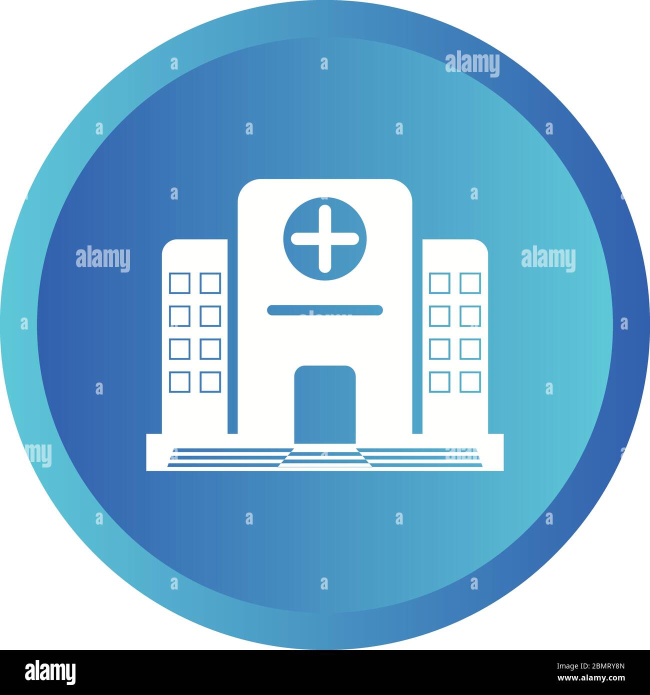 Beautiful Hospital Vector Glyph icon Stock Vector Image & Art - Alamy