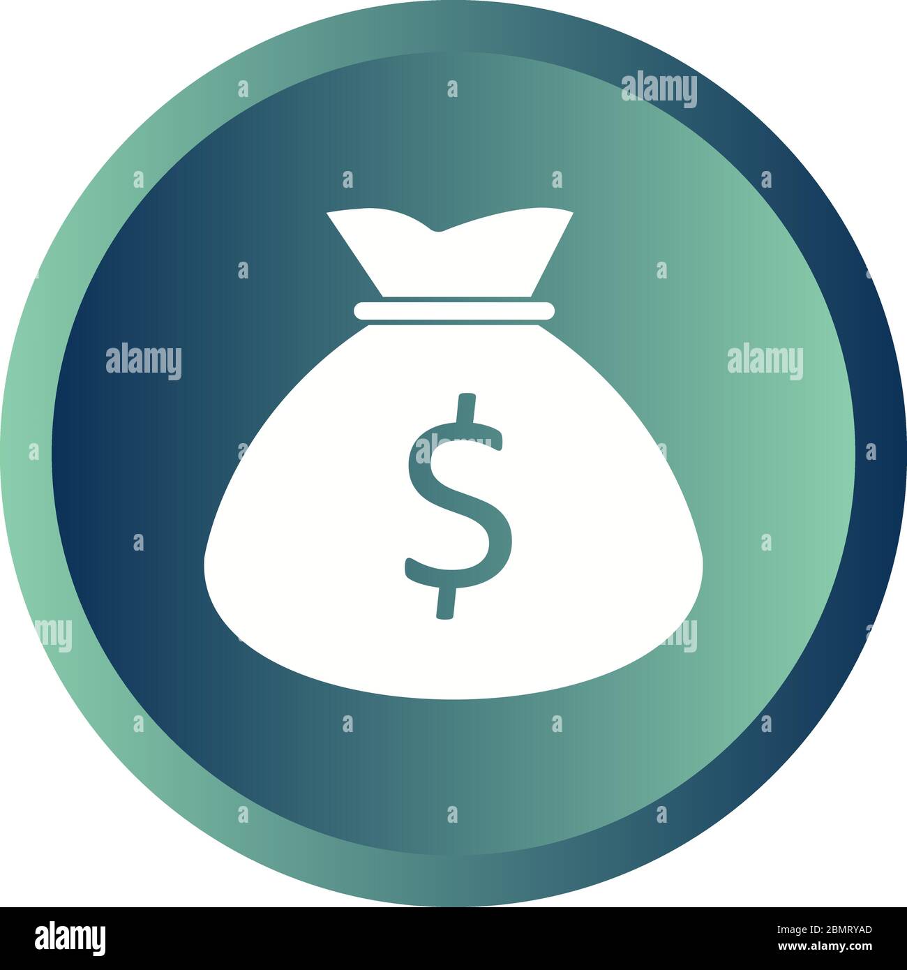Beautiful Money bag Vector Glyph icon Stock Vector Image & Art - Alamy