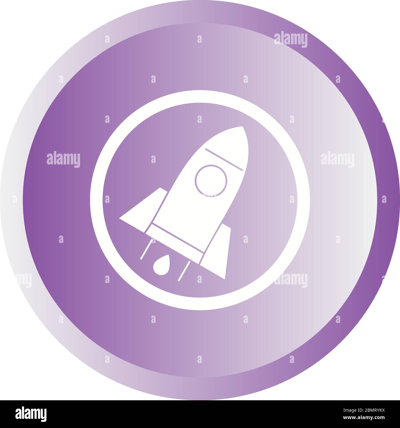Beautiful Rocket Vector Glyph icon Stock Vector Image & Art - Alamy