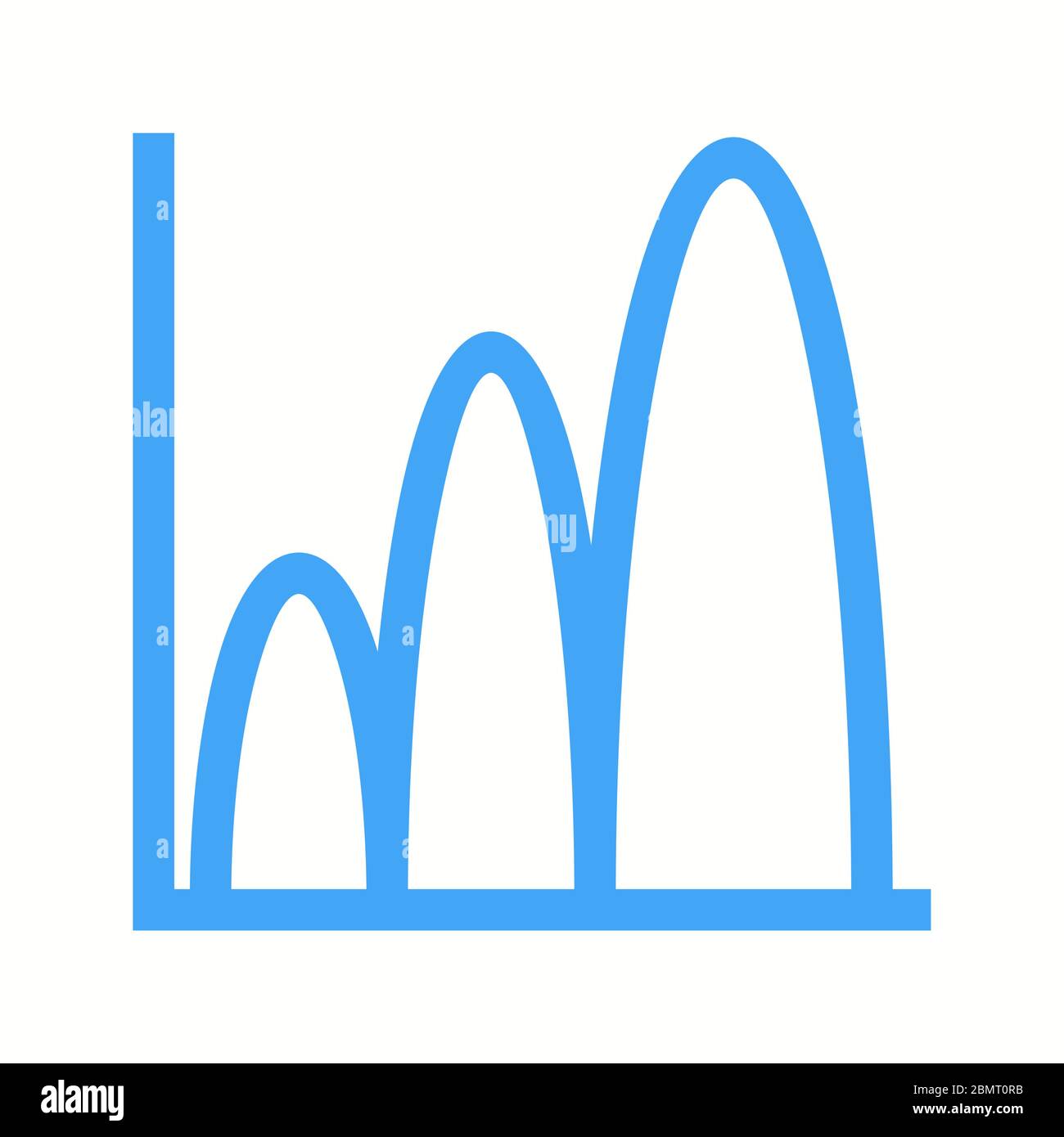 Beautiful Bell shaped graph Vector Glyph Icon Stock Vector Image & Art ...
