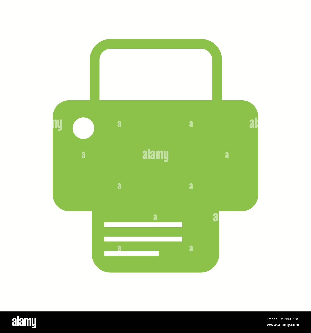 Beautiful Printer Vector Glyph icon Stock Vector