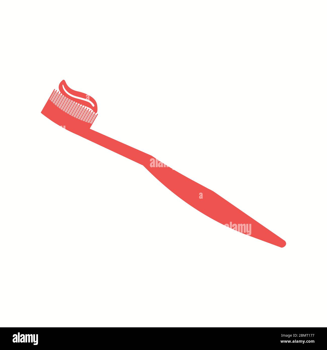 Beautiful toothbrush Vector Glyph icon Stock Vector Image & Art - Alamy