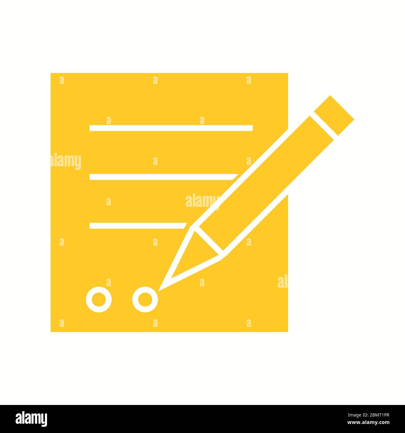 Beautiful Writing report Vector Glyph icon Stock Vector Image & Art - Alamy