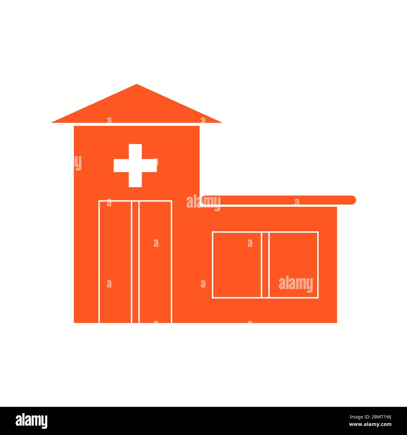 Beautiful Hospital Vector Glyph icon Stock Vector Image & Art - Alamy