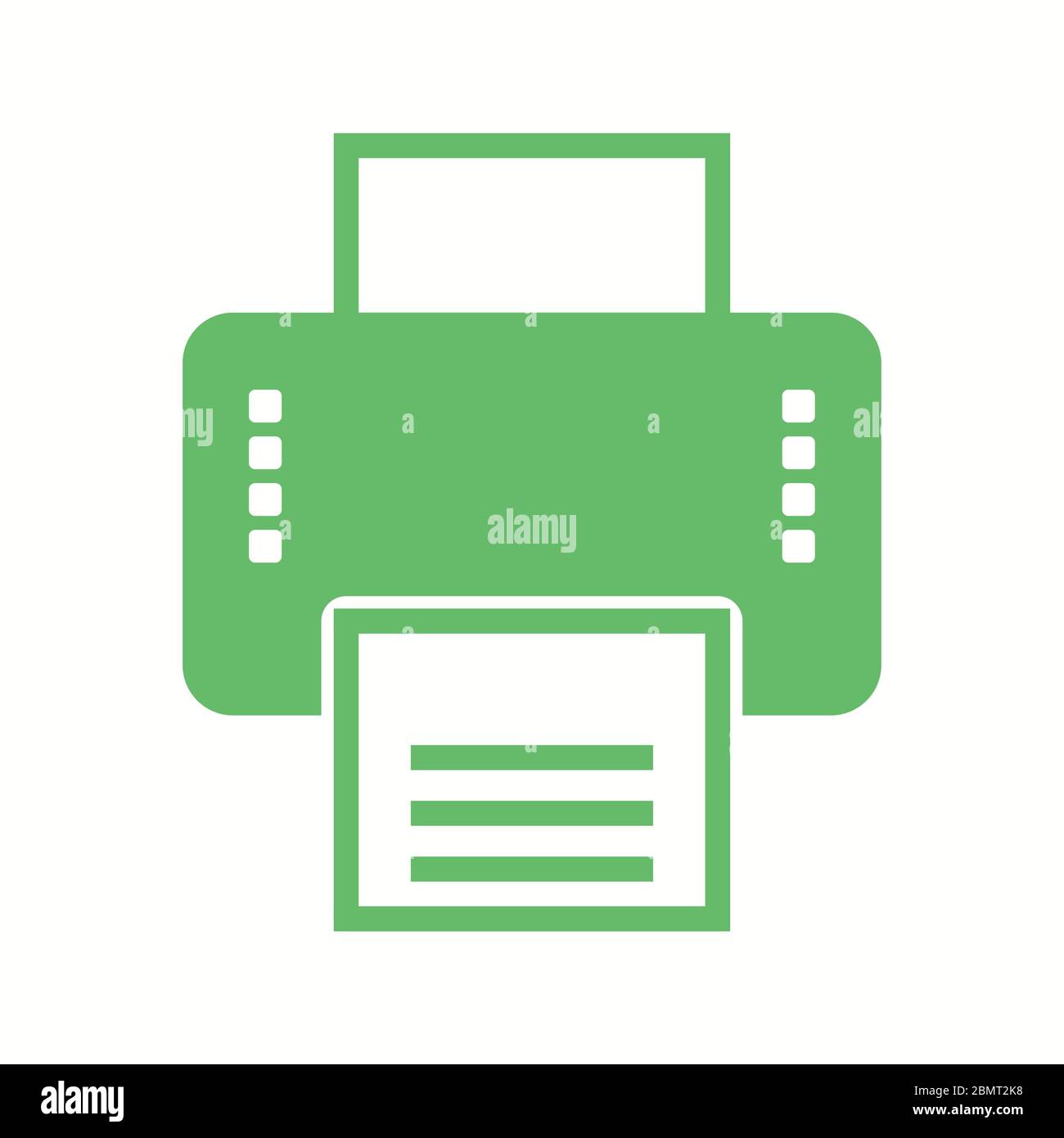 Beautiful Printer Vector Glyph icon Stock Vector