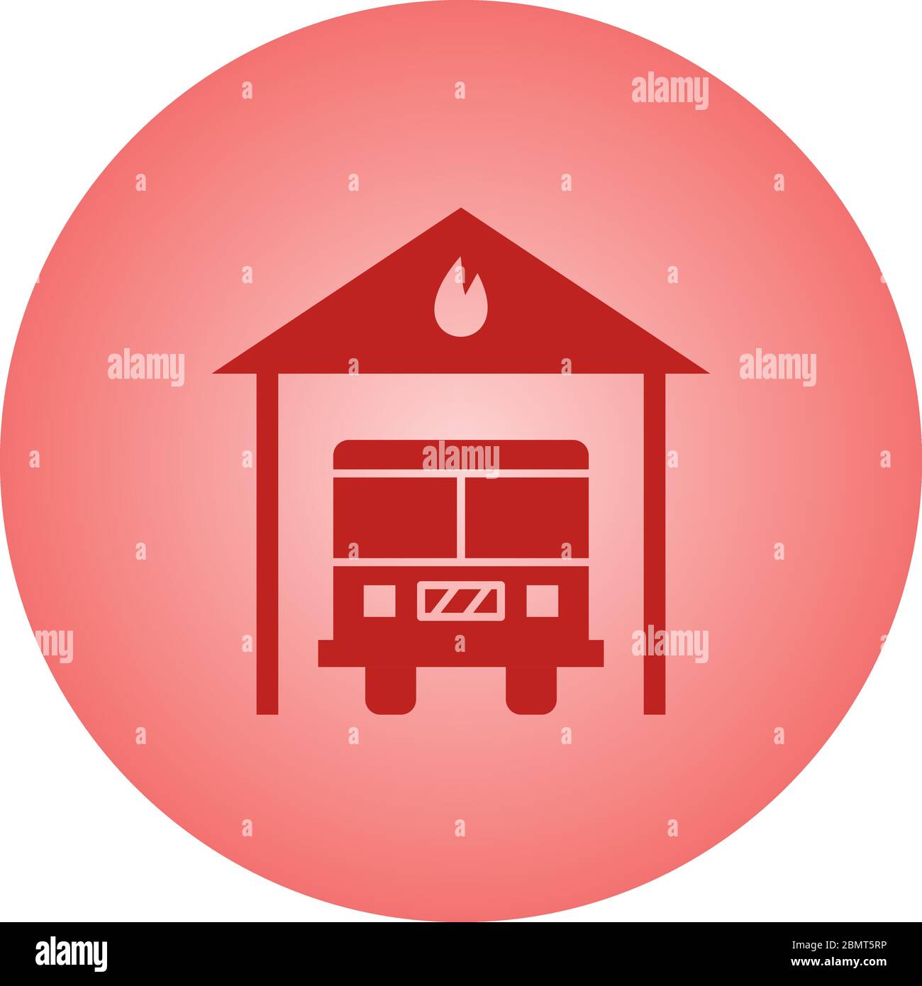 Fire station glyph icon hi-res stock photography and images - Alamy