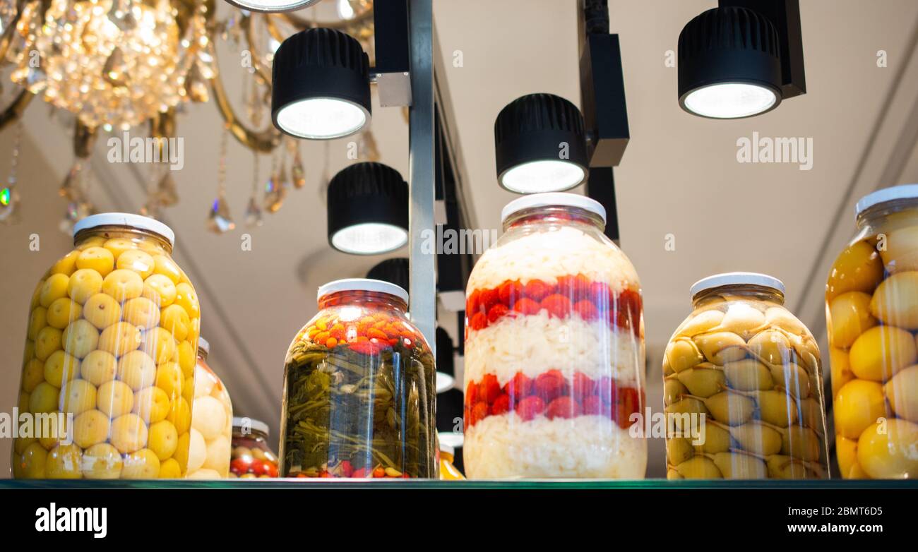 Pickled fermented vegetables for longterm storage Stock Photo Alamy