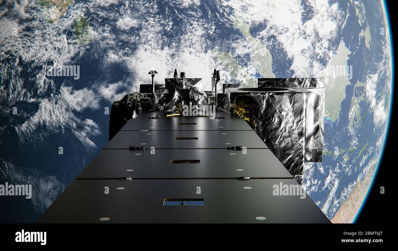 Gps navigation satellite in orbit hires stock photography and images