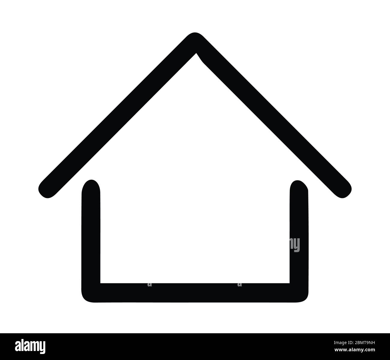 Home symbol, work at home on white background Stock Photo Alamy — free download