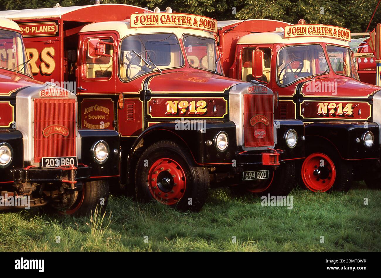 Scammell Highwayman showman's truck of John Carter & Sons Steam fair Stock Photo