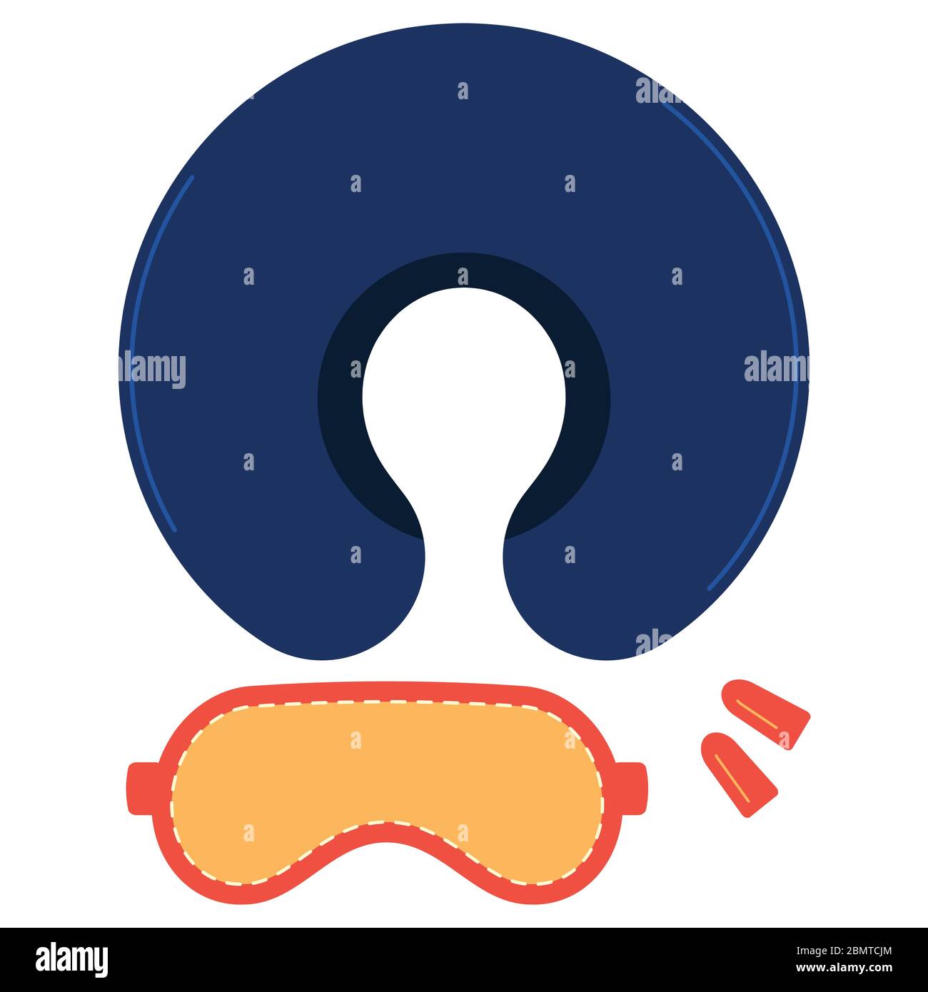 Earplugs and plane Stock Vector Images Alamy