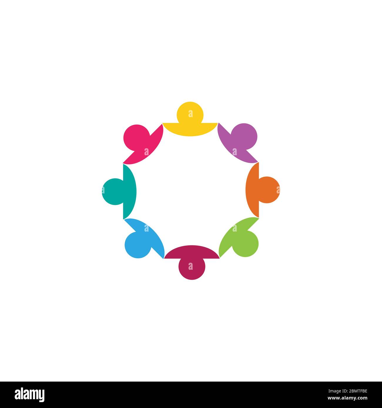 Community, network and social icon design template Stock Vector Image ...