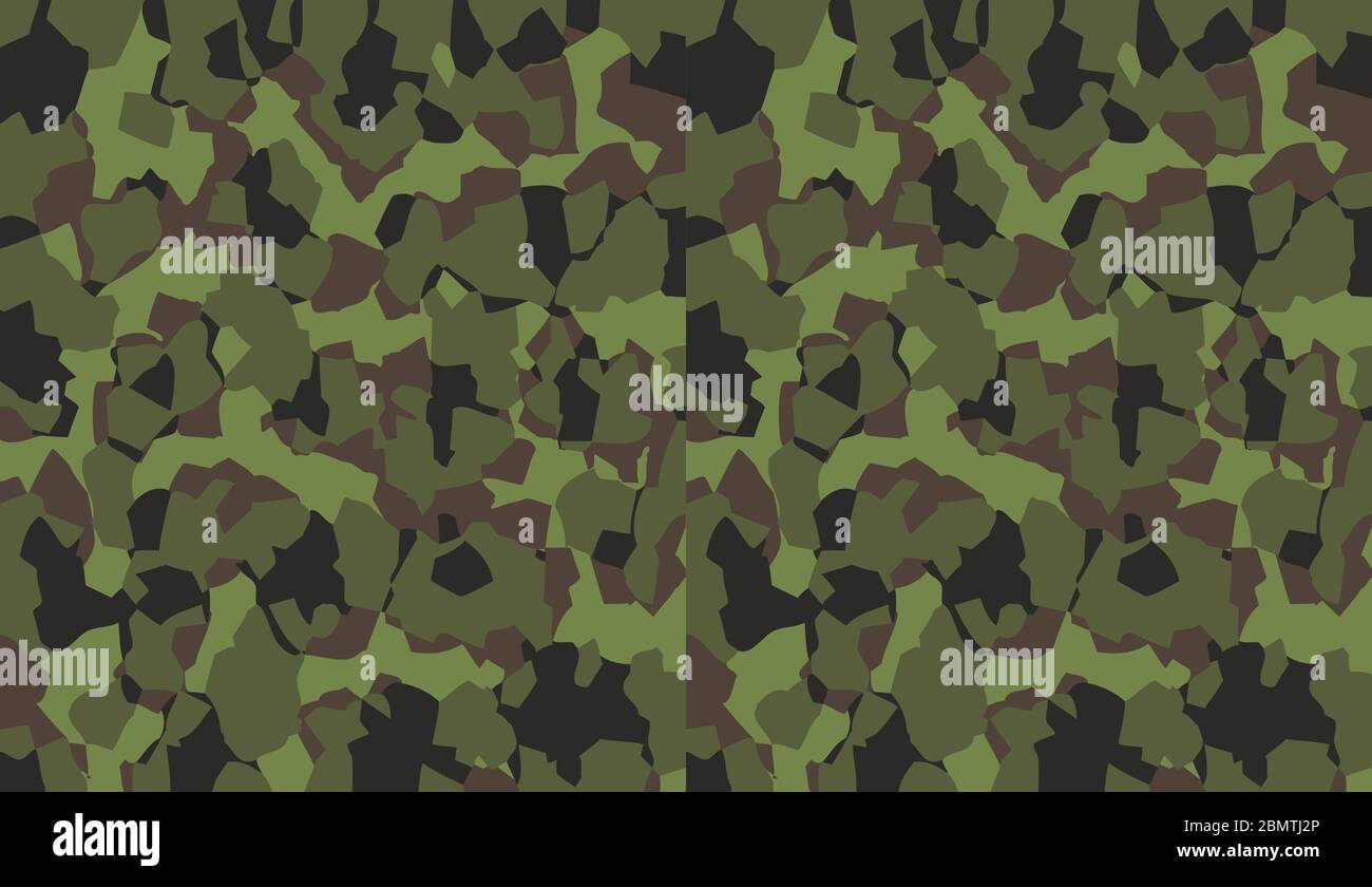 Camouflage pattern background vector. Classic clothing style masking ...