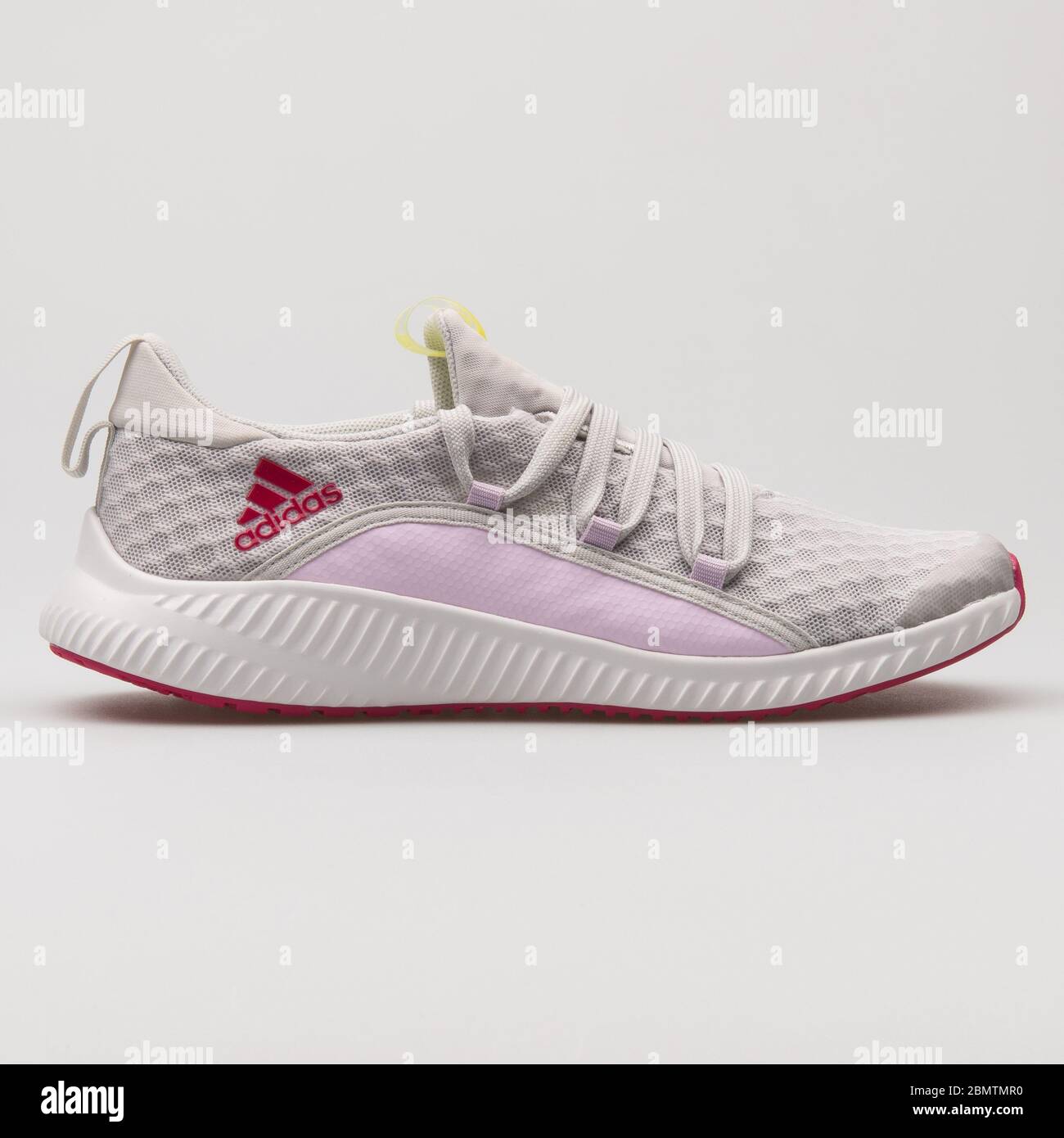 VIENNA, AUSTRIA - FEBRUARY 19, 2018: Adidas FortaRun X Cool grey and pink  sneaker on white background Stock Photo - Alamy