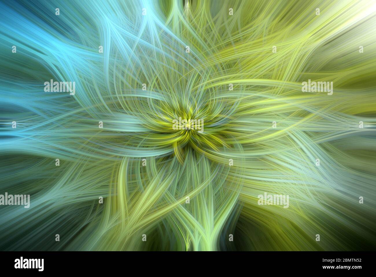 Digital Abstract - Interlocking Twirl Stock Photo