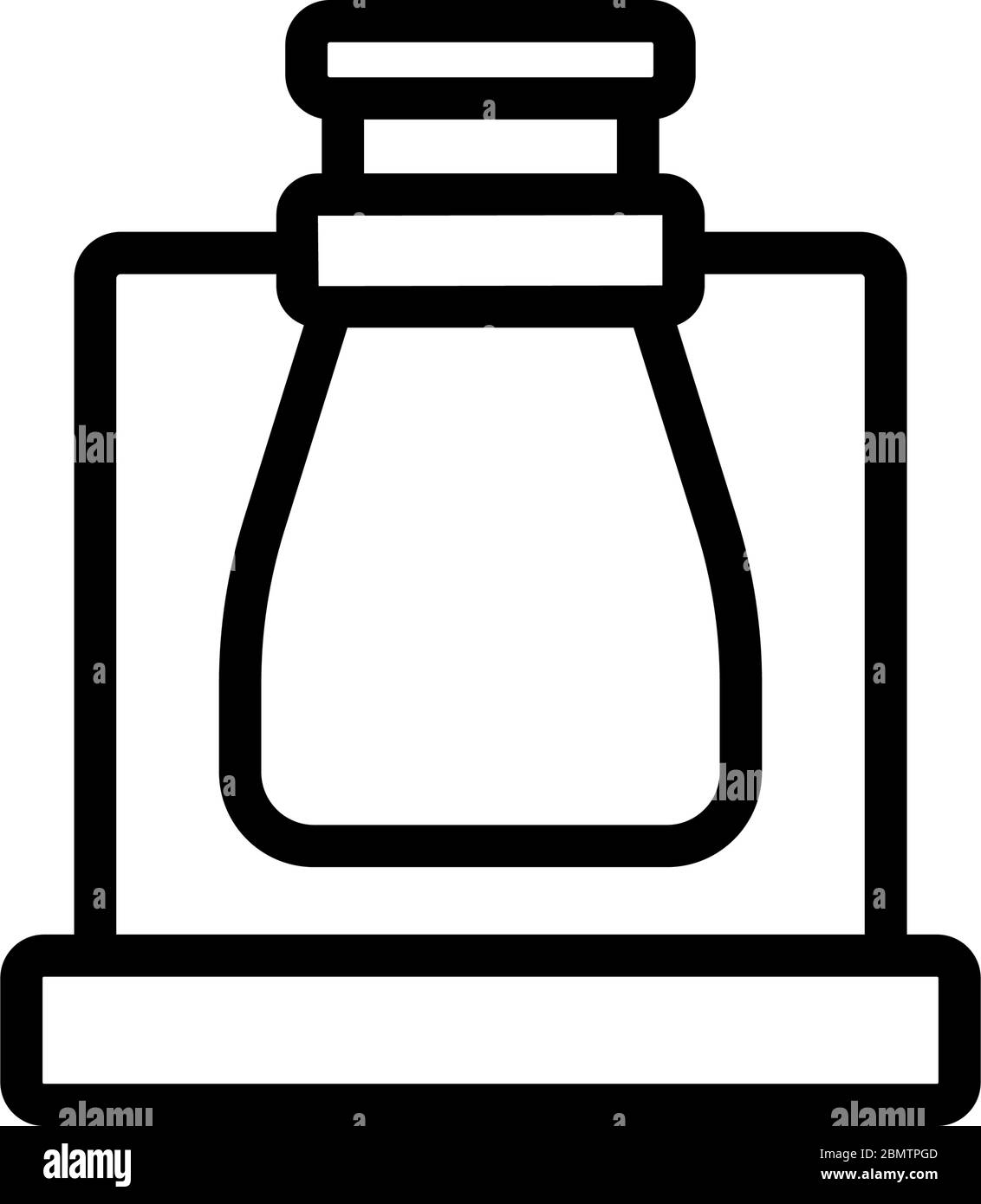 delivered flower vase icon vector outline illustration Stock Vector ...