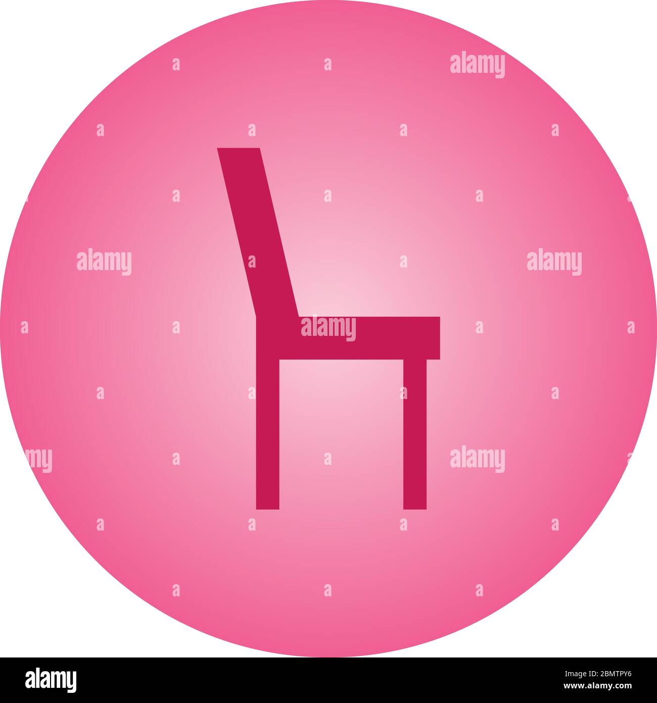 Beautiful Chair Vector Glyph icon Stock Vector Image & Art - Alamy