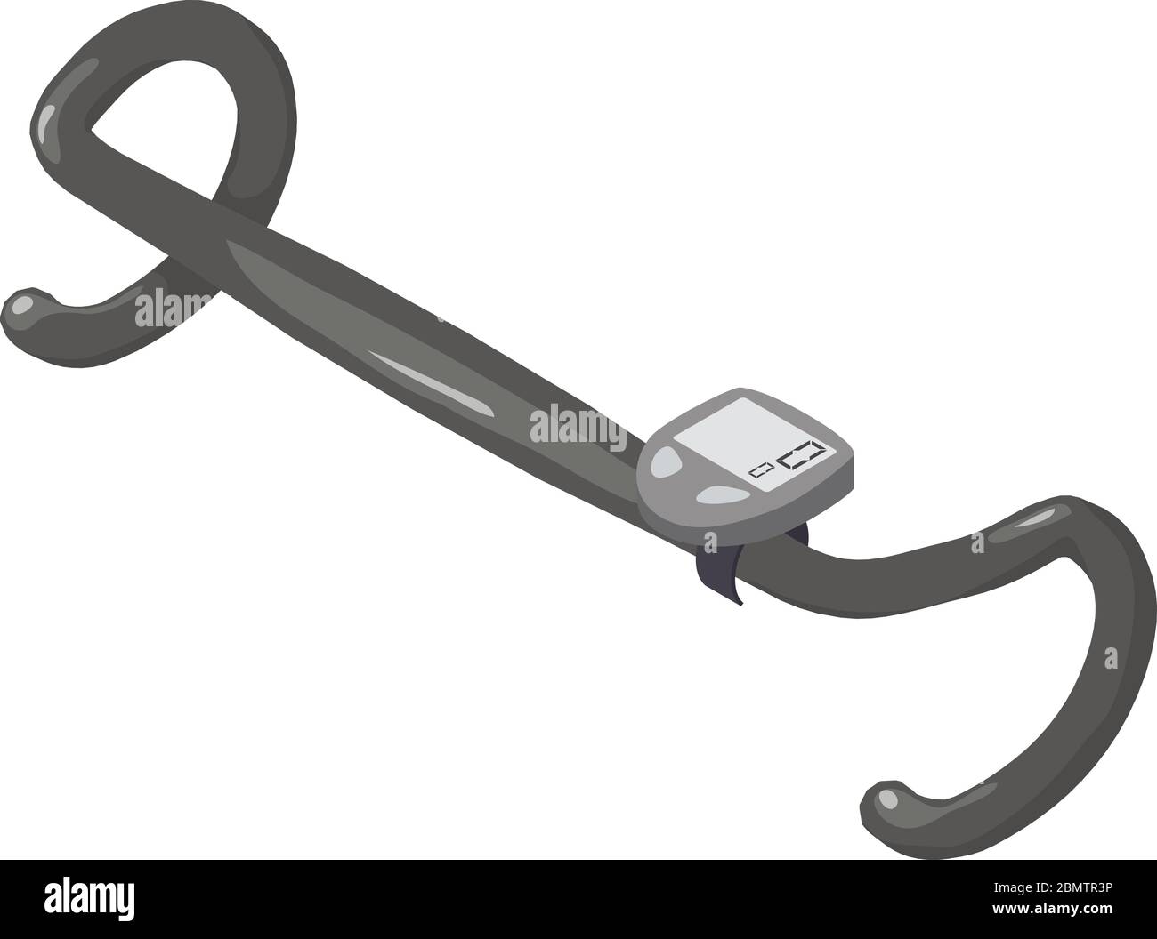 Bicycle speedometer icon, isometric style Stock Vector
