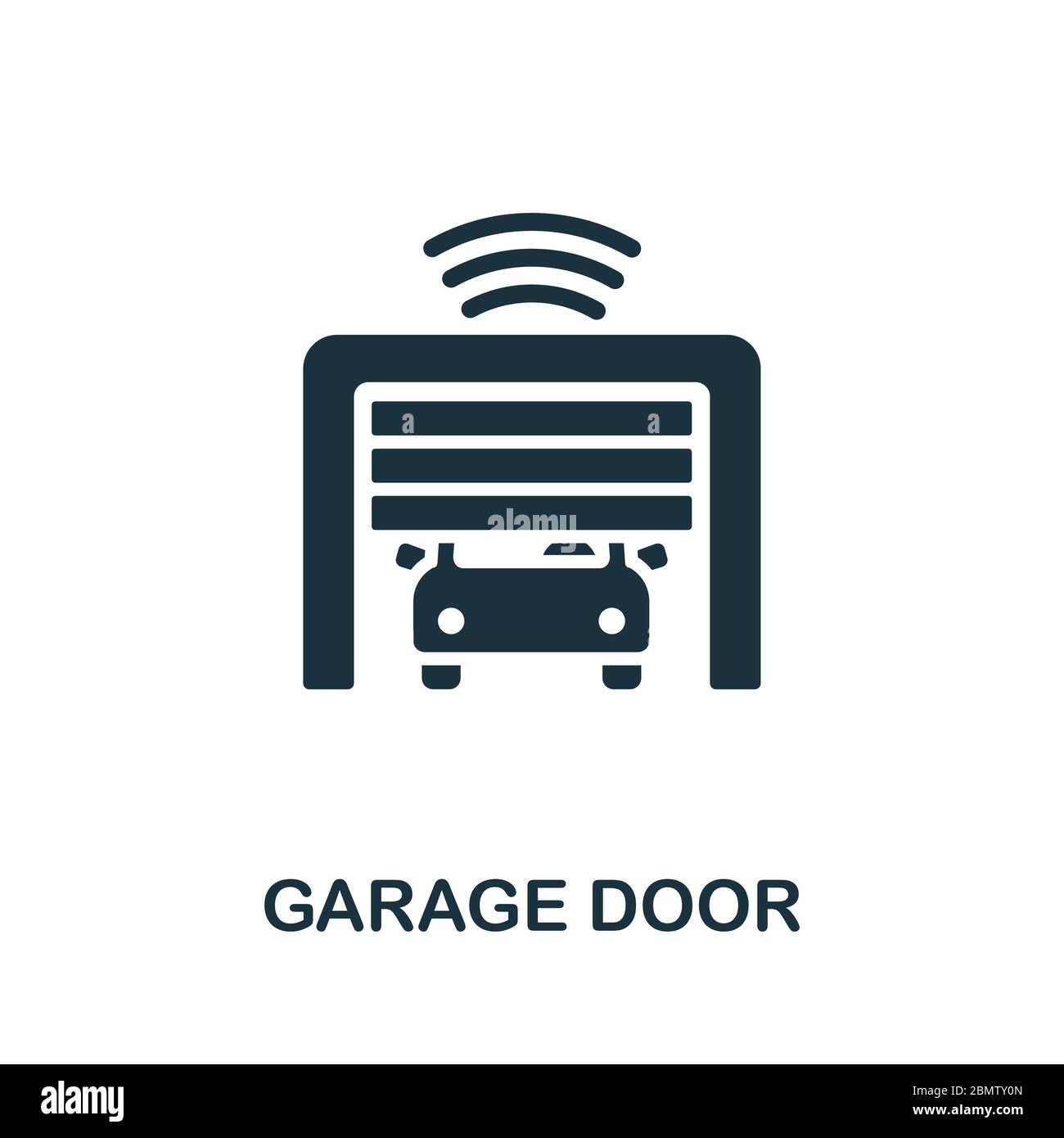 Garage Door icon. Simple illustration from wireless devices collection.  Creative Garage Door icon for web design, templates, infographics and more  Stock Vector Image & Art - Alamy