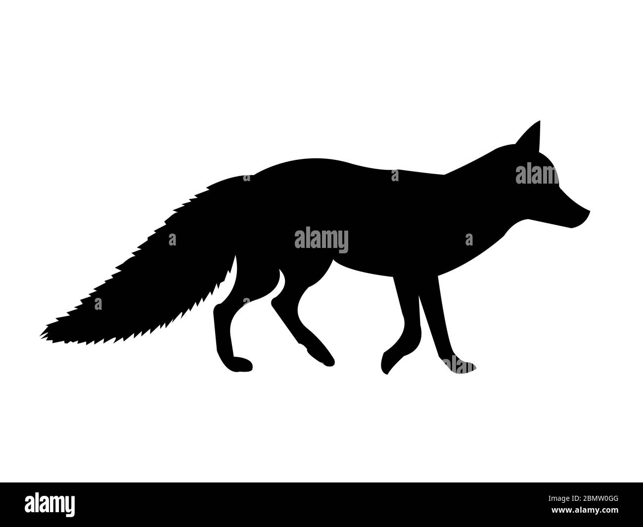 Fox Silhouette Black And White Stock Photos Images Alamy Fox Silhouette Black And White Stock Photos Images Alamy