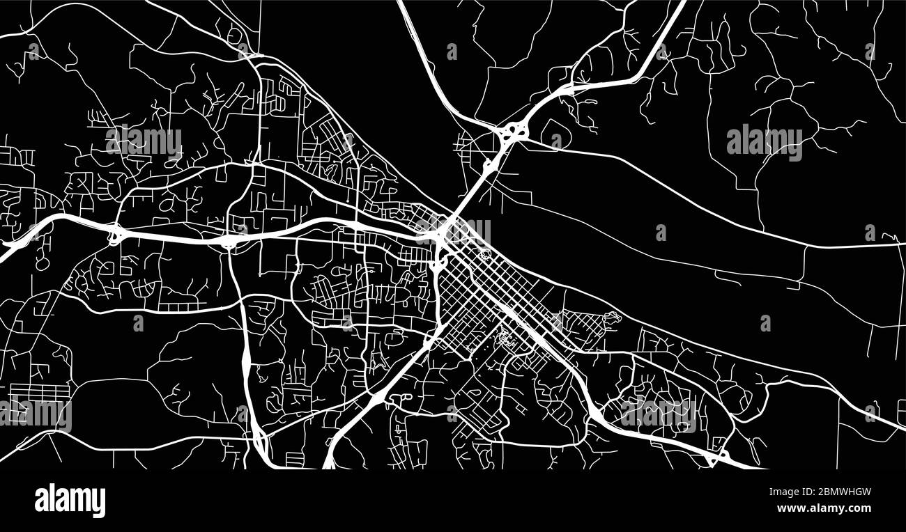 Missouri state digital map hi res - Urban Vector City Map Of Jefferson City Usa Missouri State Capital 2BMWHGW