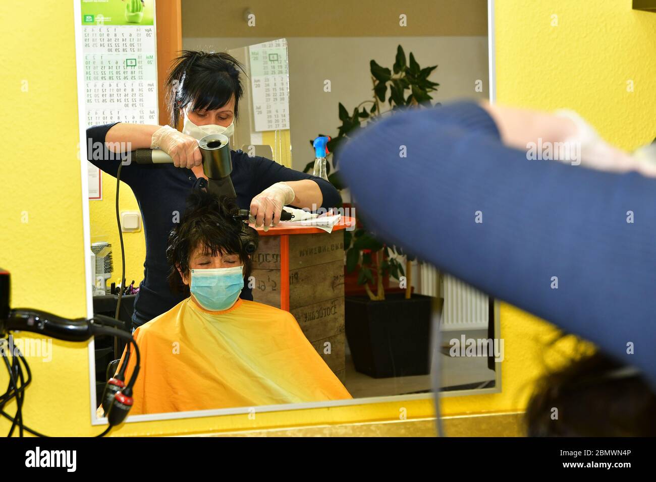 Leipzig, Germany. 05th May, 2020. Since 04 May the hairdressers have