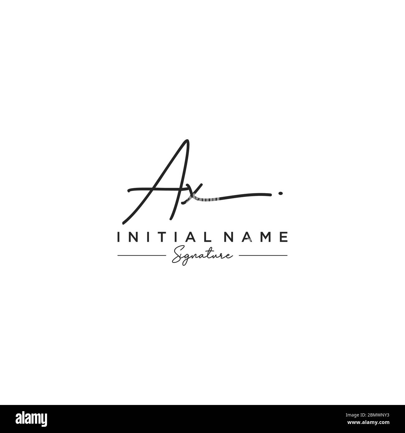 Ax font Stock Vector Images Alamy