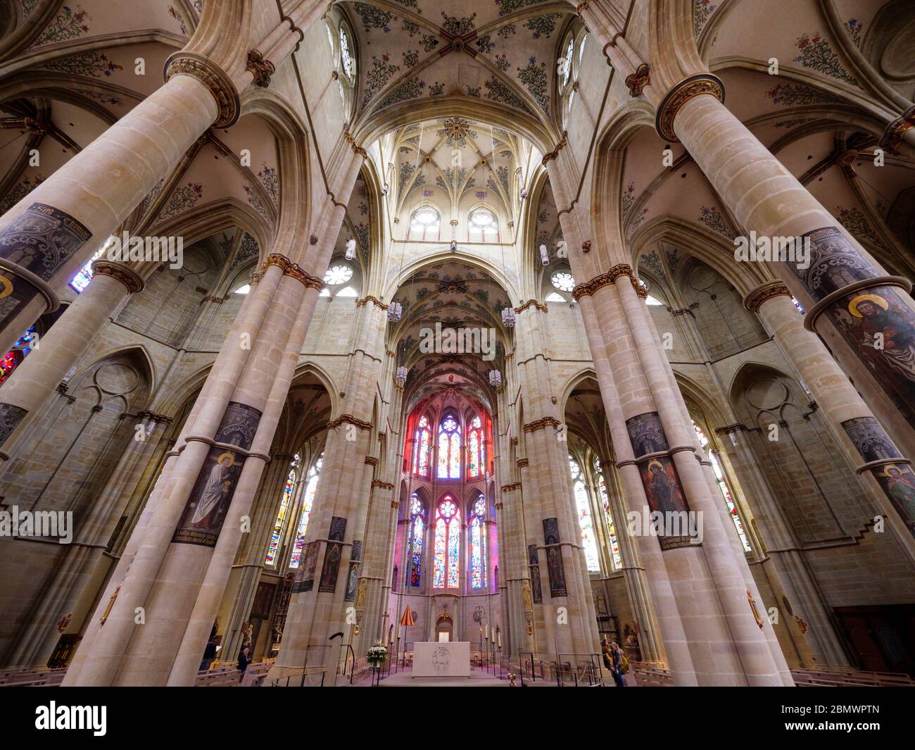 Liebfrauenkirche, innen, Trier, UNESCO Welterbe, Rheinland-Pfalz, Deutschland Stock Photo