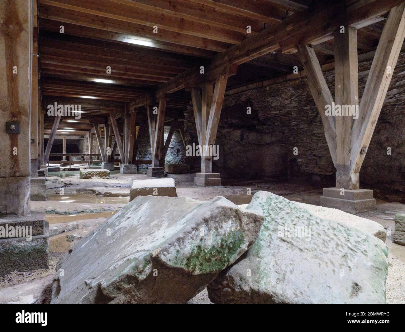 Römisches Amphitheater, Trier, UNESCO Welterbe, Rheinland-Pfalz, Deutschland Stock Photo