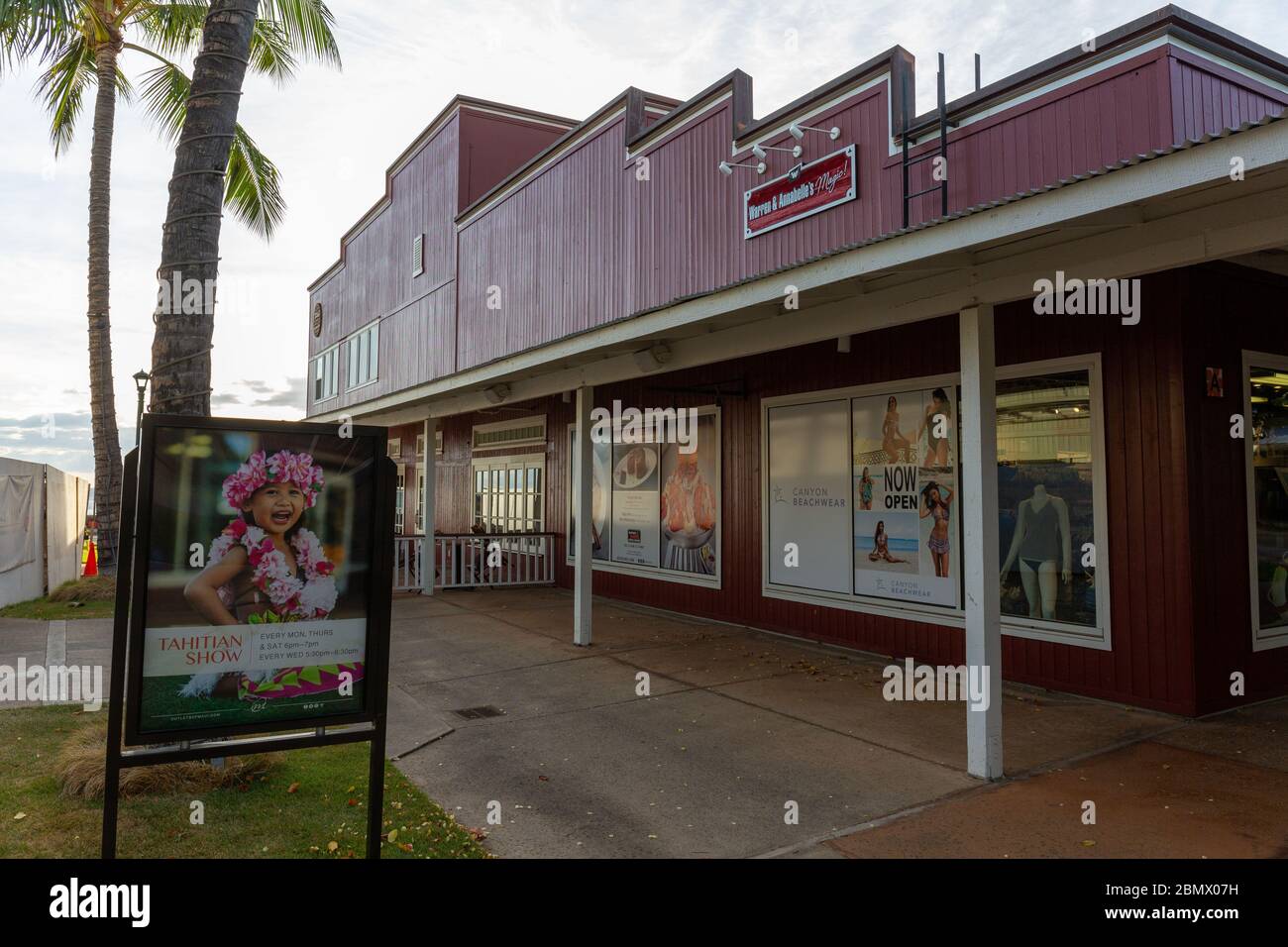 The Outlets of Maui, Lahaina Stock Photo Alamy