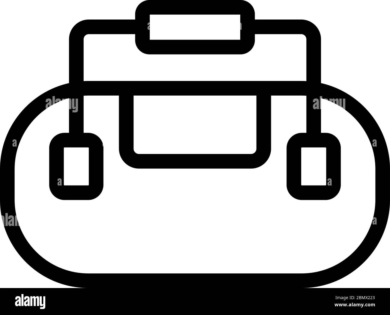 bag with securely attached handles icon vector outline illustration Stock Vector Image & Art Alamy