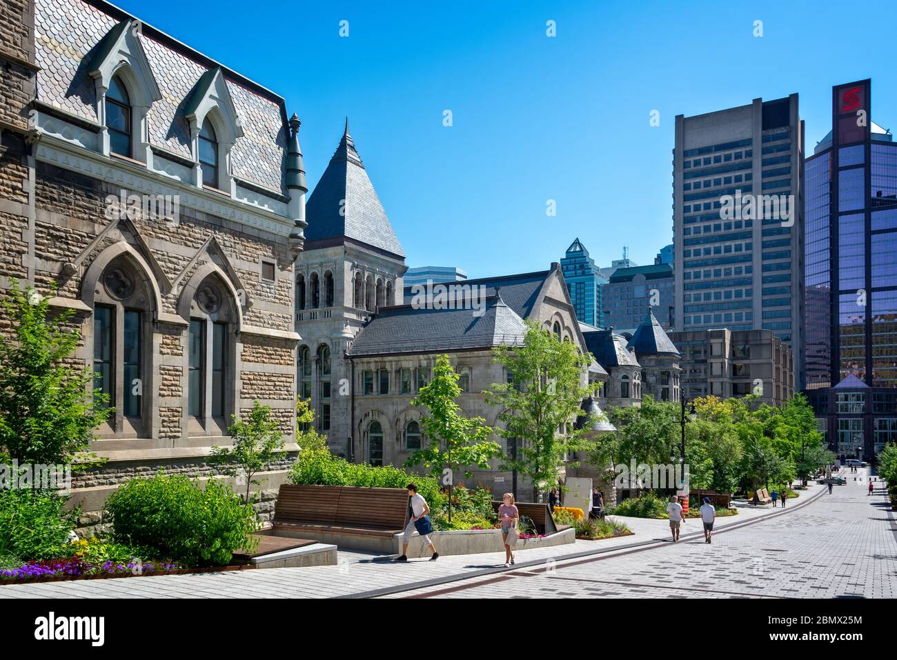 McGill university on Mc Tavish street on Montreal, Quebec Canada Stock Photo