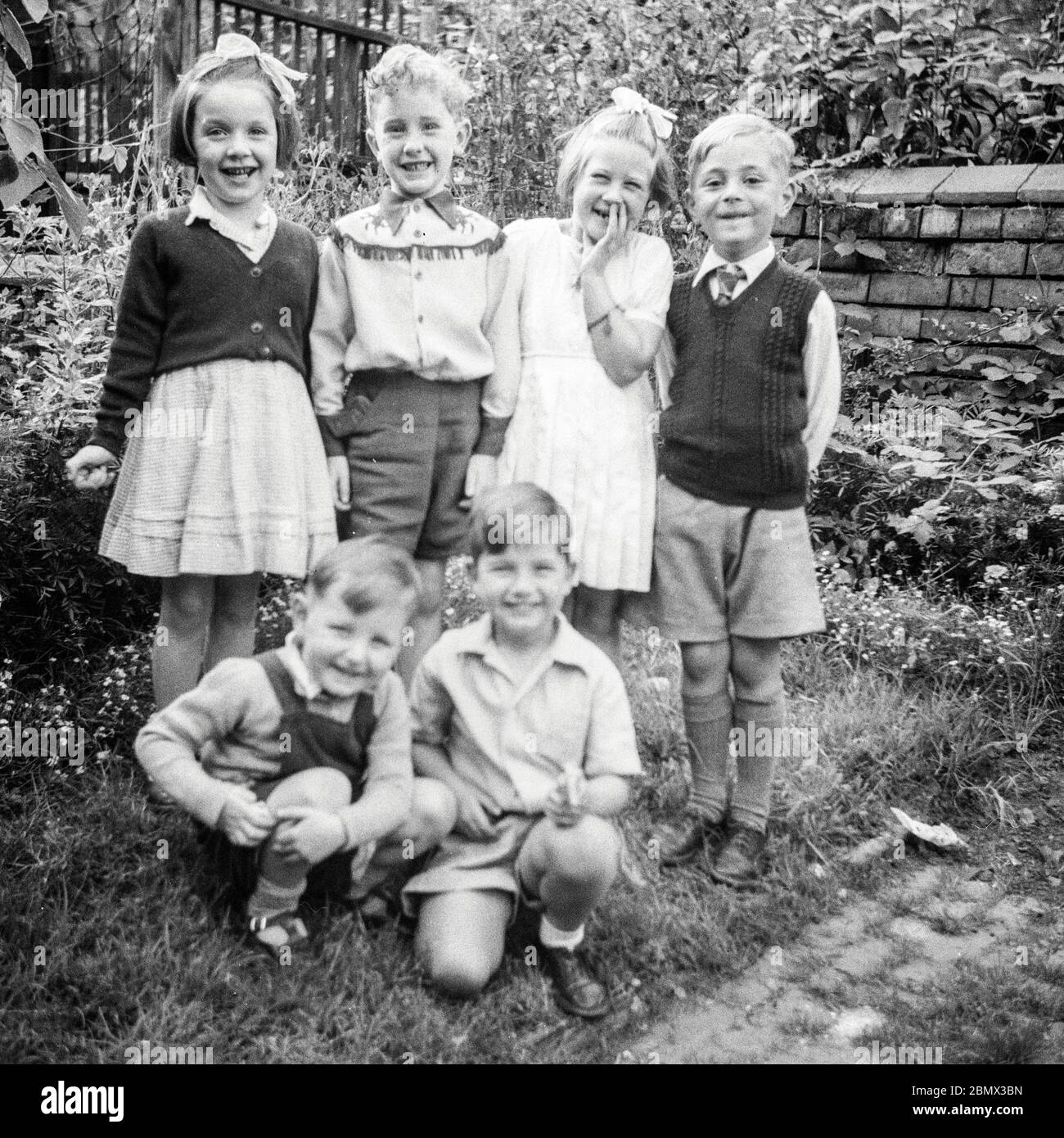 A birthday party in England in the 1950s Stock Photo - Alamy