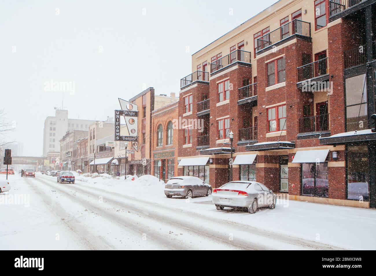 Downtown Fargo in North Dakota USA Stock Photo - Alamy